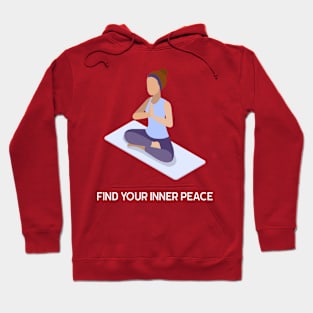 Find your Inner Peace Yoga Hoodie